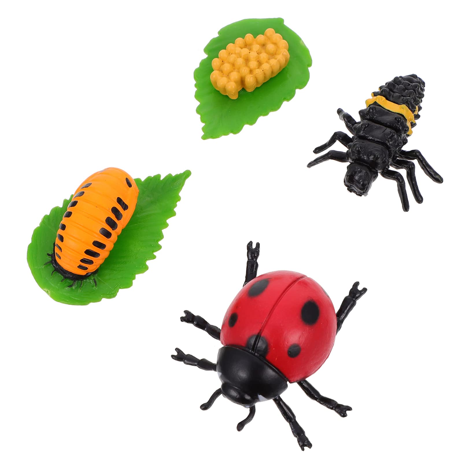 Amazon.co.jp: GARVALON 4個 てんとう虫の成長飾り てんとう虫の