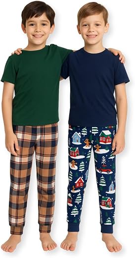 TuddyBuddy Boy's Cotton Sleepwear Pyjama Combo - Pack of 2