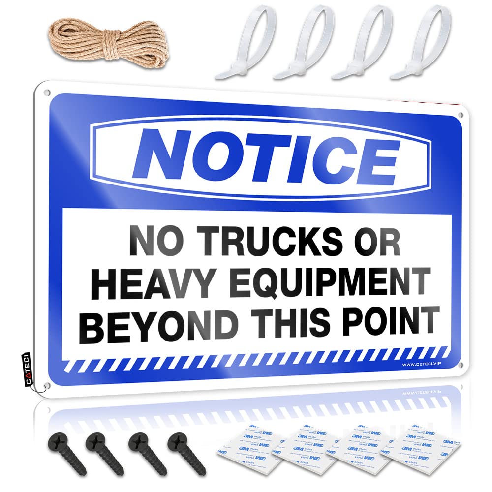 IBWNBBUSN Cave Man Bar Notice No Trucks Or Heavy Equipment Beyond This Point Tin Sign Funny Home Decor Funny House Signs(30X40CM)