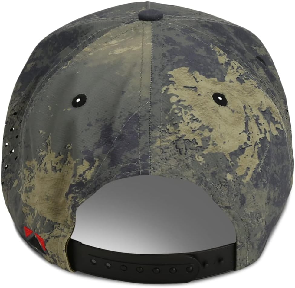 Paramount Outdors Performance Perforated American Flag Trucker Hat Rope Cap Snapback - Image 3