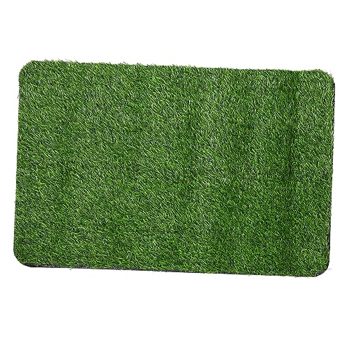 Happyyami 1 Pc Césped Artificial alfombras de Corredor Felpudo Alfombra Lavable adentro baño Trampa de Suciedad de Entrada tapete Antideslizante Fibra de Polipropileno (Polipropileno) Green