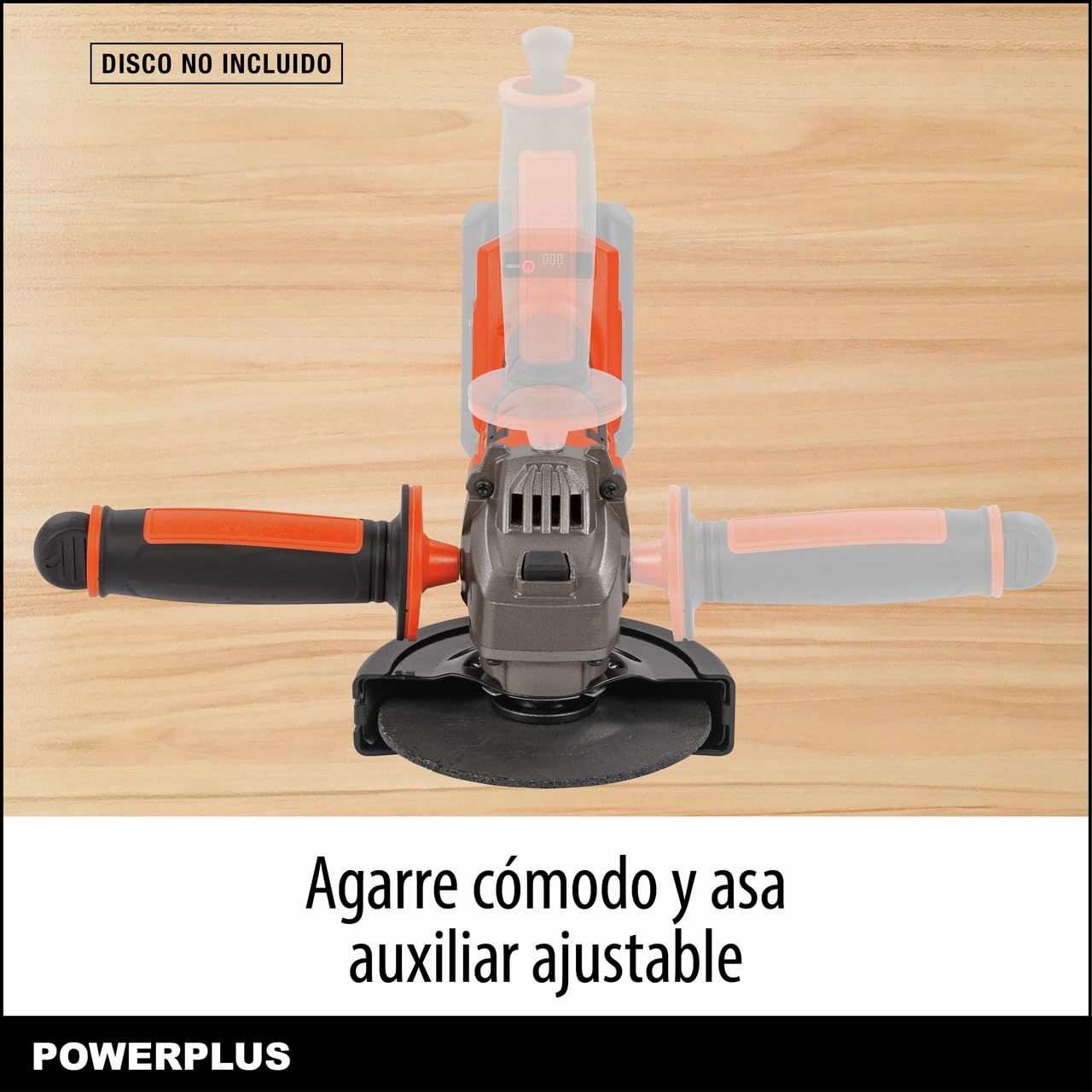 Powerplus Amoladora angular sin escobillas POWDP35160-20V Ø 125 mm, sin batería y cargador
