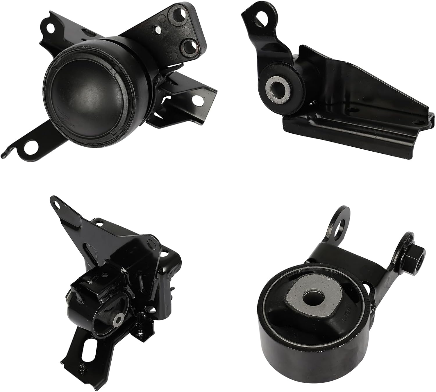 OCPTY 4PCS Engine Motor Mount Transmission Mount Torque Strut Mount Set Compatible for Toyota Yaris 2006-2011 2015-2017 L4 1.5L, Automatic Transmission # 1236421020, 1236437010