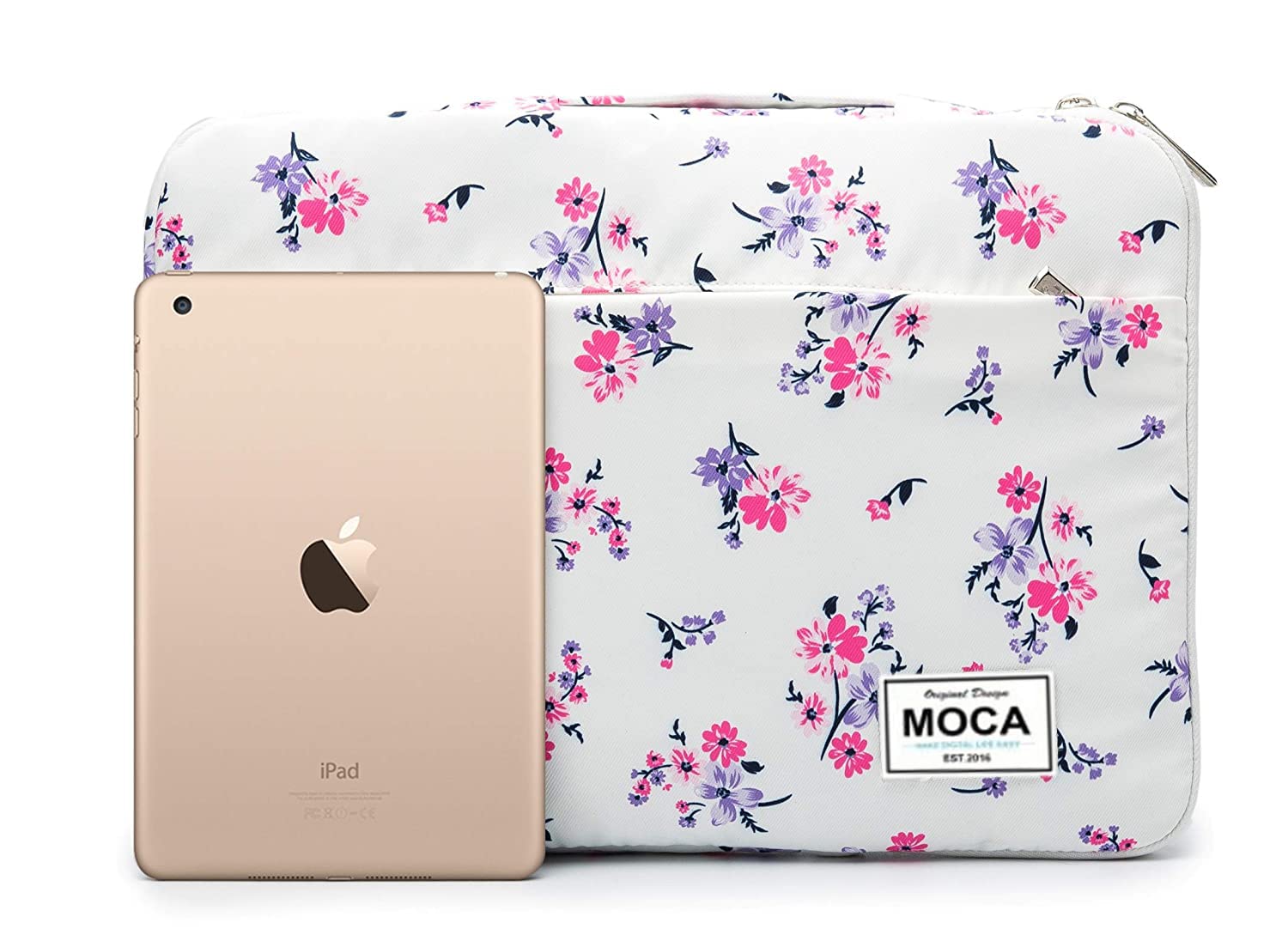 MOCA Bag Sleeve for 13 13.3 inch MacBook Air Pro Retina 13 13.3 inch a1466 a1369 a1502 MacBook 13 13.3 inch Sleeve Bag Cover (Pink Flower, 13.3 inch MacBook/Laptops) 14 61LGPRu3zqL. SL1500