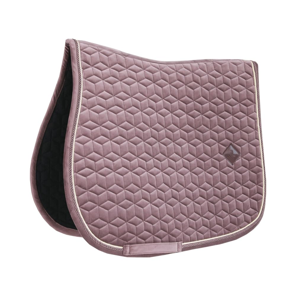 Tapis De Selle AP Dover Saddlery Matelassé – Couleur Lilas/violet, Neuf Avec étiquette
