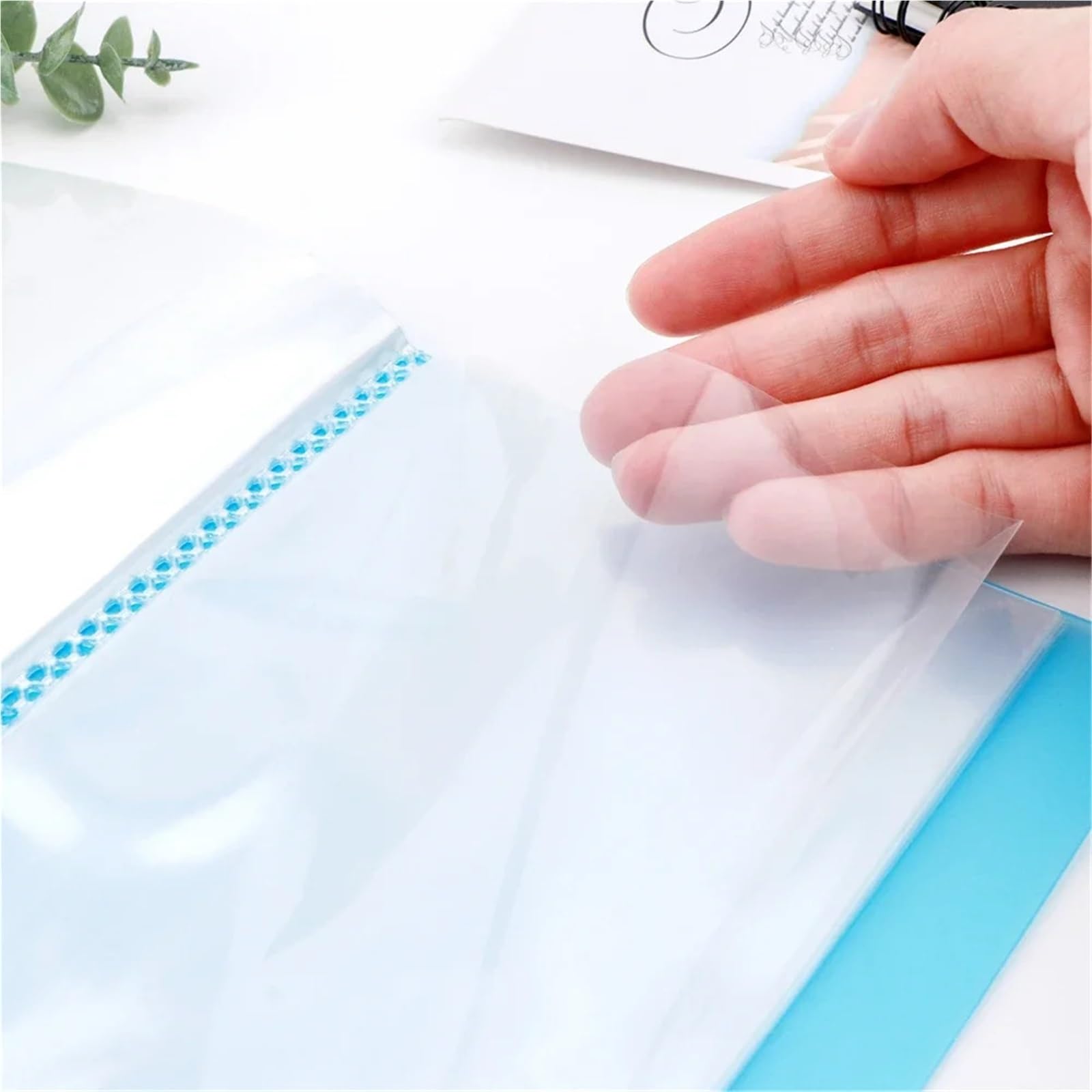 4PCS 40Pockets A6 Folder Book With Plastic Sleeves Für Mappe/Portfolio | Presentation Book For Screen Stencil For Polymer Clay Storage Booklet Stamp(Green)