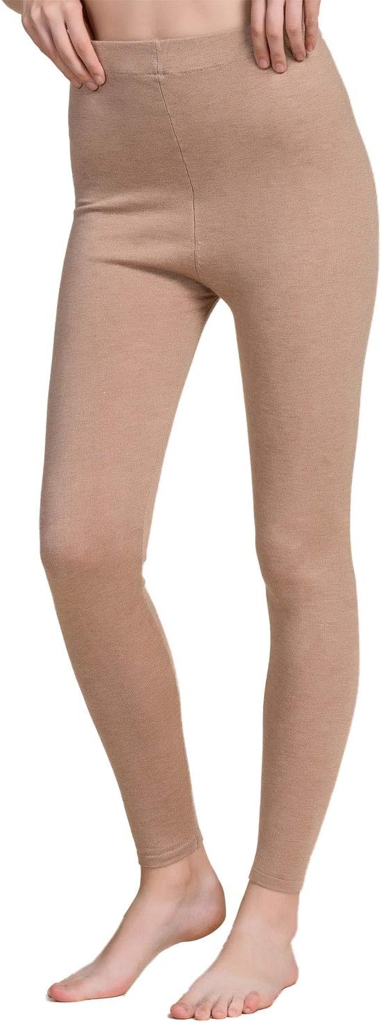 Paradise Silk Cashmere Silk Knit Women Sheer Thermal Pant Long Johns Bottom