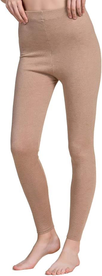 Paradise Silk Cashmere Silk Knit Women Sheer Thermal Pant Long Johns Bottom