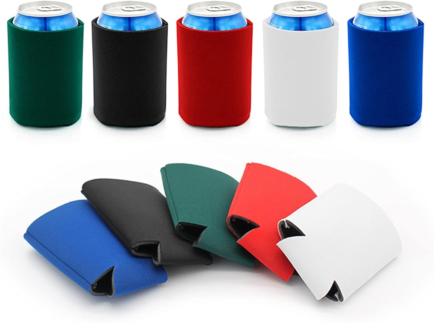 10Pack Beer Can Cover in Bulk, Can Covers for Beer, Insulated Beer Can