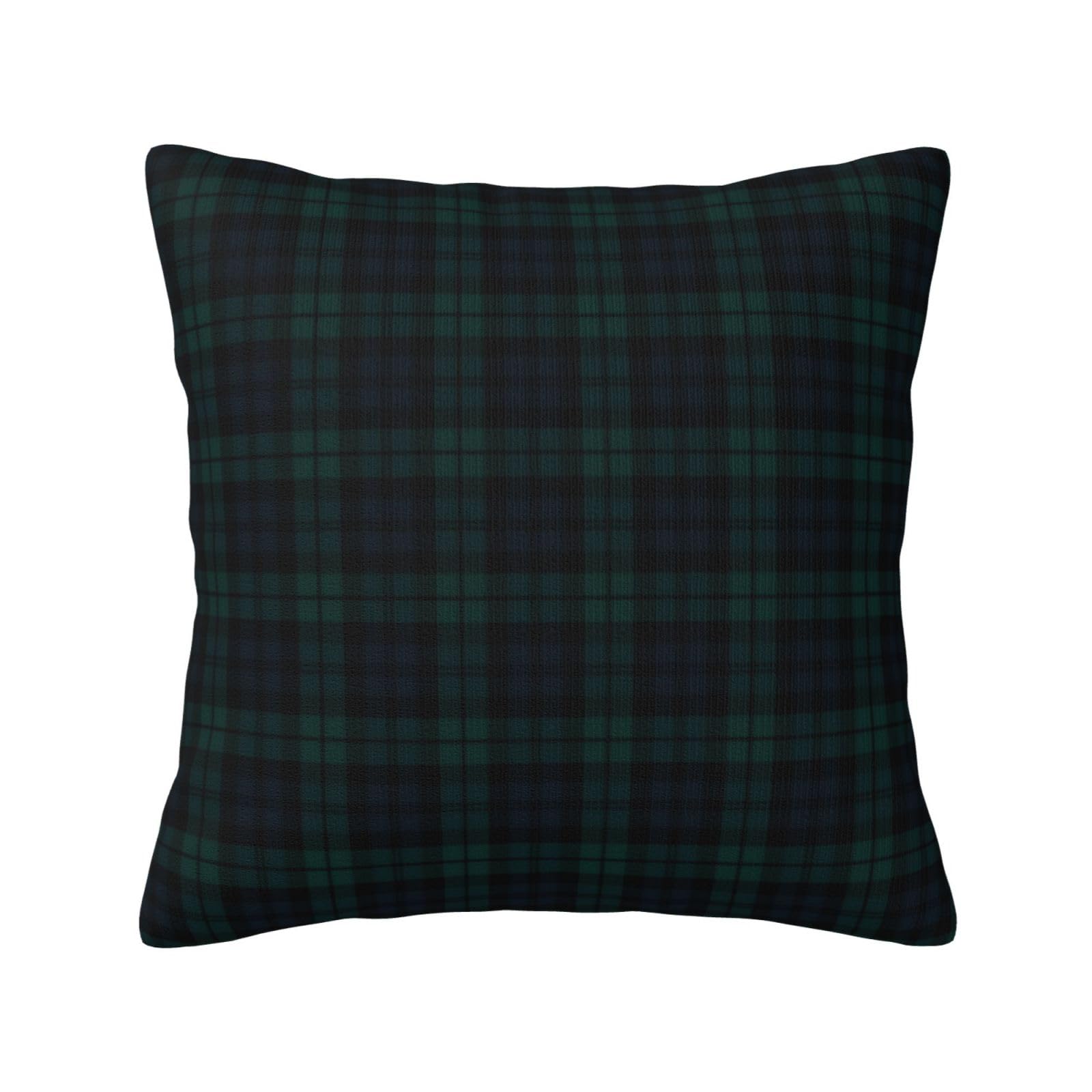Fwjzdsp Black Watch Tartan Throw Pillow Decorative Cushion Covers Pillowcase 18X18 In