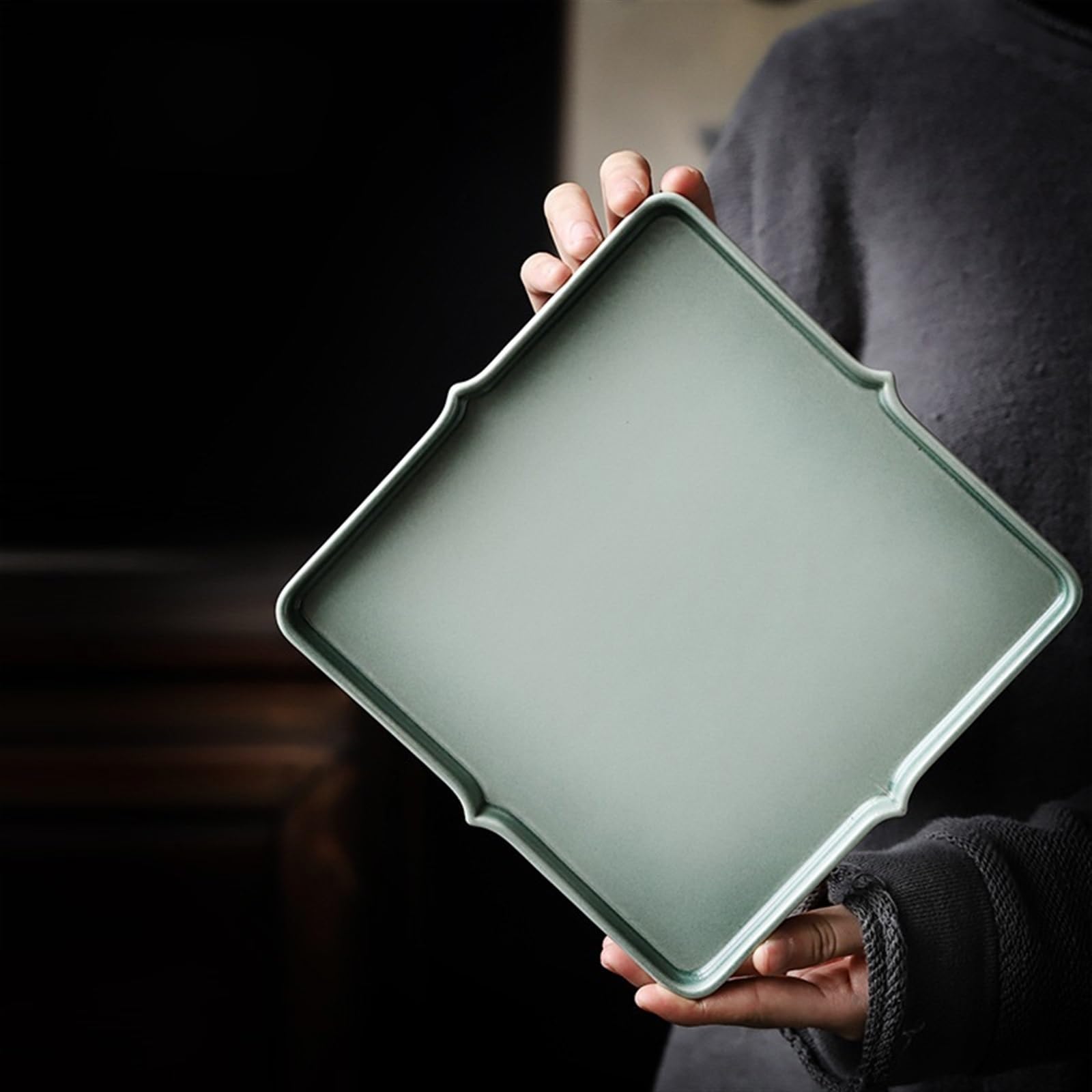 Gongfu zestaw do herbaty ceramiczna czworoboczna taca do herbaty domowy zestaw do herbaty Kung Fu sucha bańka mały stolik do herbaty chiński zestaw do herbaty sucha taca na bańki taca na herbatę do