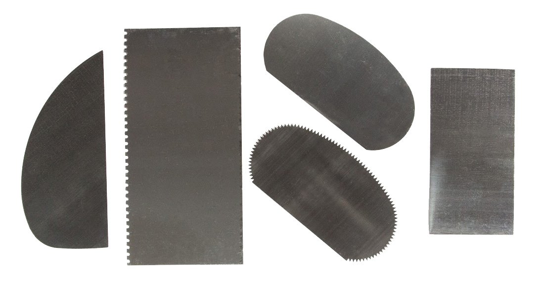 Grattoir Jack Richeson 210415 lot de 5 pour technique mixte