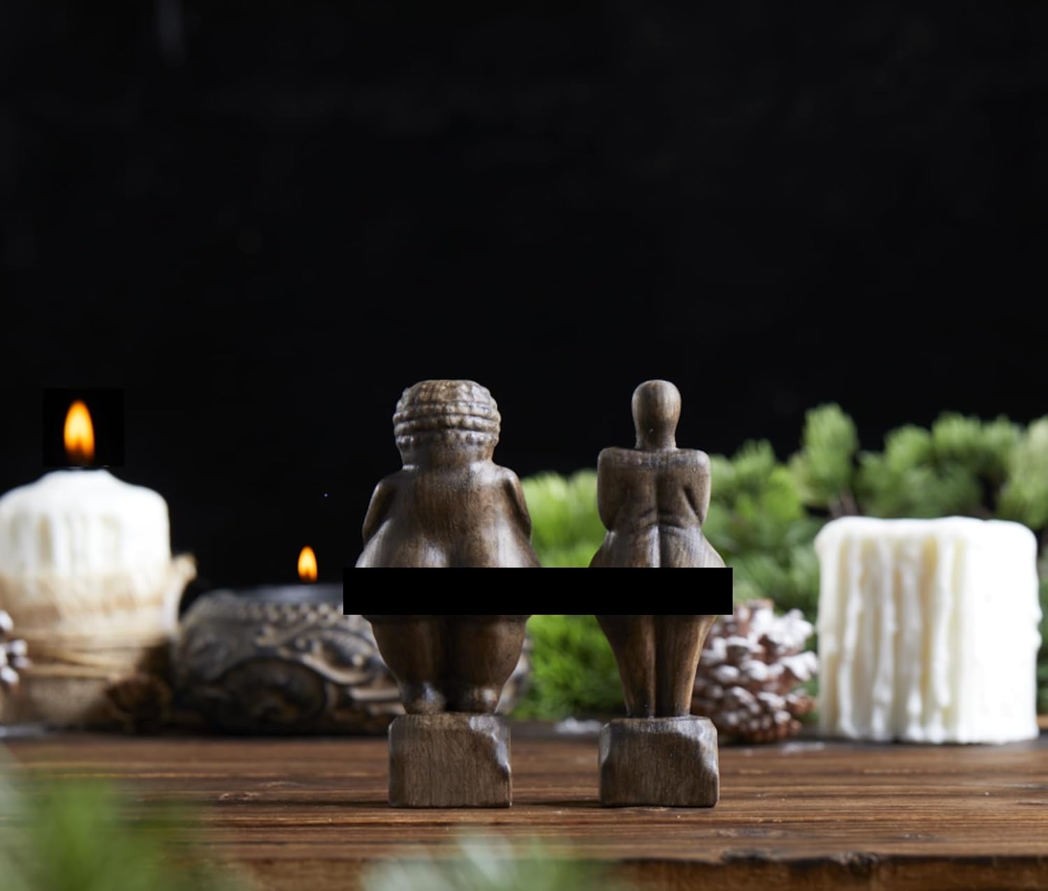 Venus of Willendorf Statue, Paleolithic Art Figurine, Museum Replica, Goddess of Fertility Sculpture 4.9'' (A)