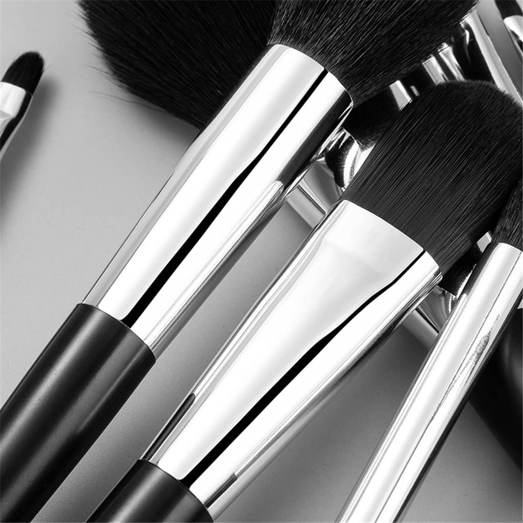 Juego de 8 brochas de Maquillaje de Pelo sintético, para Base, Polvos, resaltador, Maquillaje Facial, Herramienta para Mezclar Sombras de Ojos