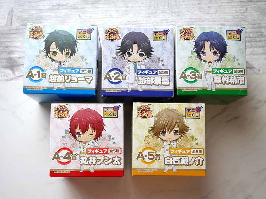 Amazon.co.jp: 新テニスの王子様 アニくじ フィギュア A賞 全5種セット
