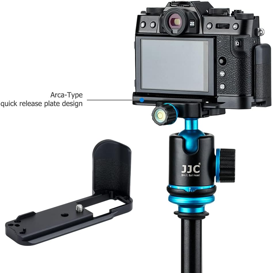 Metal X-T30 III Hand Grip L Bracket for Fuji Fujifilm XT30III X-T30III XT30II X-T30 X-T20 X-T10 Anti-Slip Handgrip Holder,with Battery Memory Card Compartment Opening & Speaker Hole, Replaces MHG-XT10 - Image 8