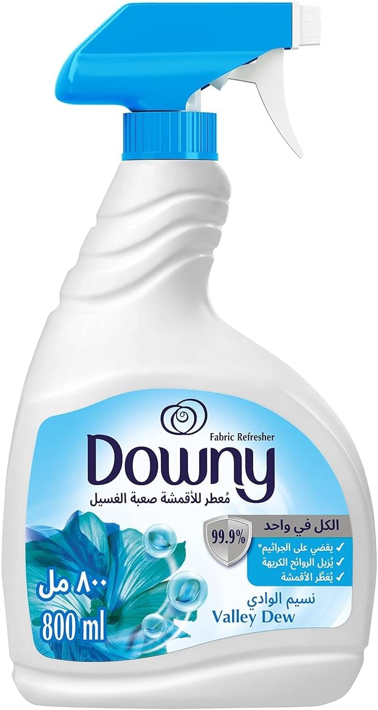 Downy Fabric Refresher, Valley Dew, Antibacterial, Virus Removal Spray, 800 Spray Bottle