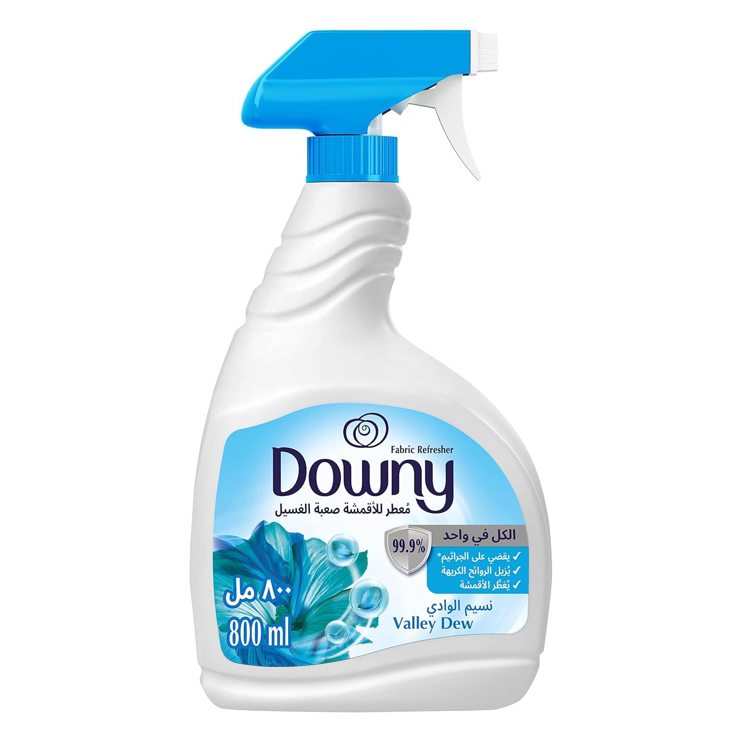 Downy Fabric Refresher, Valley Dew, Antibacterial, Virus Removal Spray, 800 Spray Bottle