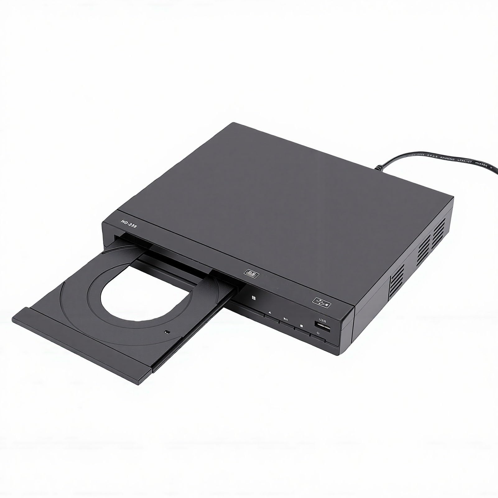 PUSOKEI Odtwarzacze DVD dla Telewizorów z HDMI, Odtwarzacze HD DVD 1080P Bez Regionu z Pilotem i Kablem HDMI/AV, odtwarzają Wszystkie Regionalne Płyty i Wiele Formatów, obsług (1080P)