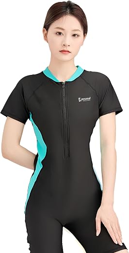 Cockatoo Women's Pink Retro Swim Dress with Low Rise Boyshort and Racerback Top, UV Protection, Polyester Fabric, Pull On ...