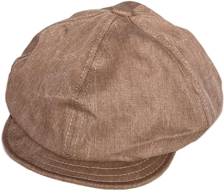 HBJWOV Versatile Beret Women's Casual Artist Hat Octagonal Ha