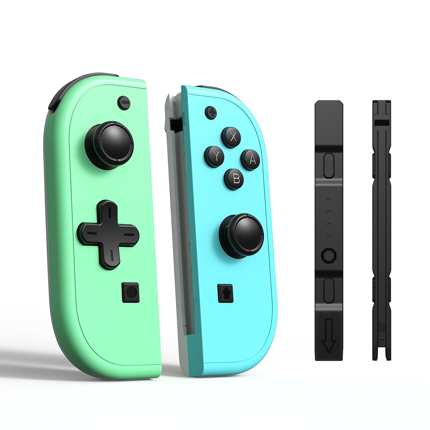 Product image of Svonero Joypad Compatible with Switch/OLED/Lite, Wireless Switch Controllers Support Wake-up / 6-Axis Gyro / 15 Hours Playtime with Wrist Straps