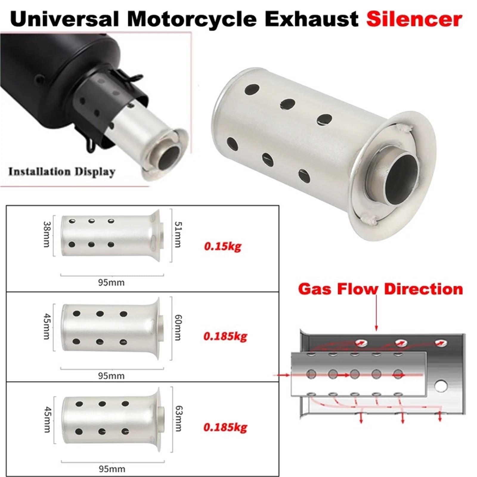 Motocicletta Copertura Antiscottatura Per Silenziatore scarico moto