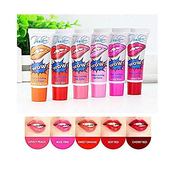 6-Colors-Tattoo-Magic-Color-Peel-Off-Mask-Tint-Long-Lasting-Waterproof-Lip-Gloss VeniCare Lip Stain Lip Gloss 6 Colors Tattoo Magic Color Peel Off Mask Tint Long Lasting Waterproof