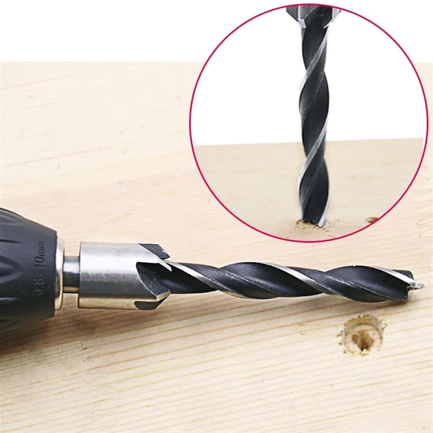 SHOKHI 4/7pcs HSS Countersink Drill Bit Set Reamer Woodworking Chamfer Drill Counterbore Pliot Hole Cutter Screw Hole Drill (Size : 7pcs)
