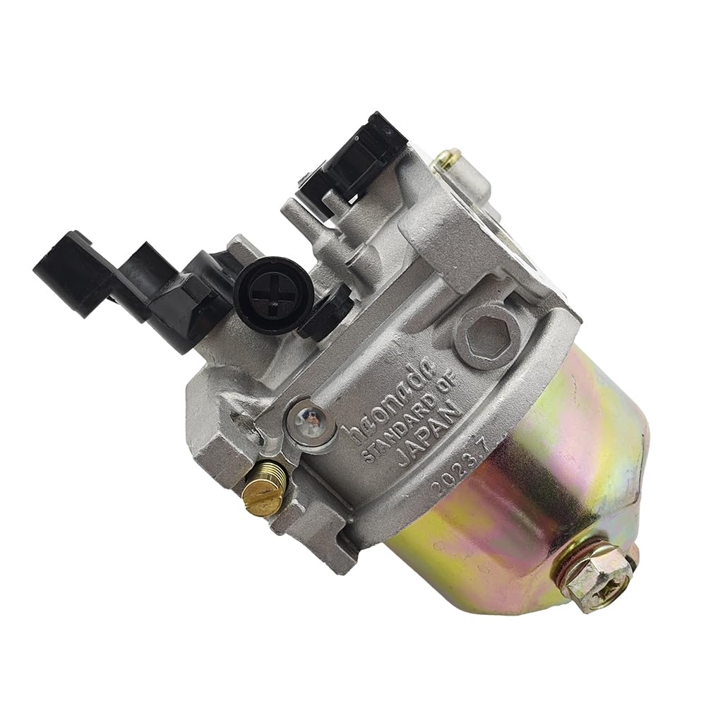 Carburador con Aislante de línea de Combustible, Espaciador y Juego de Juntas for Motores de cortacésped de 4 Tiempos GX200, GX160 y GX 200 y 160.