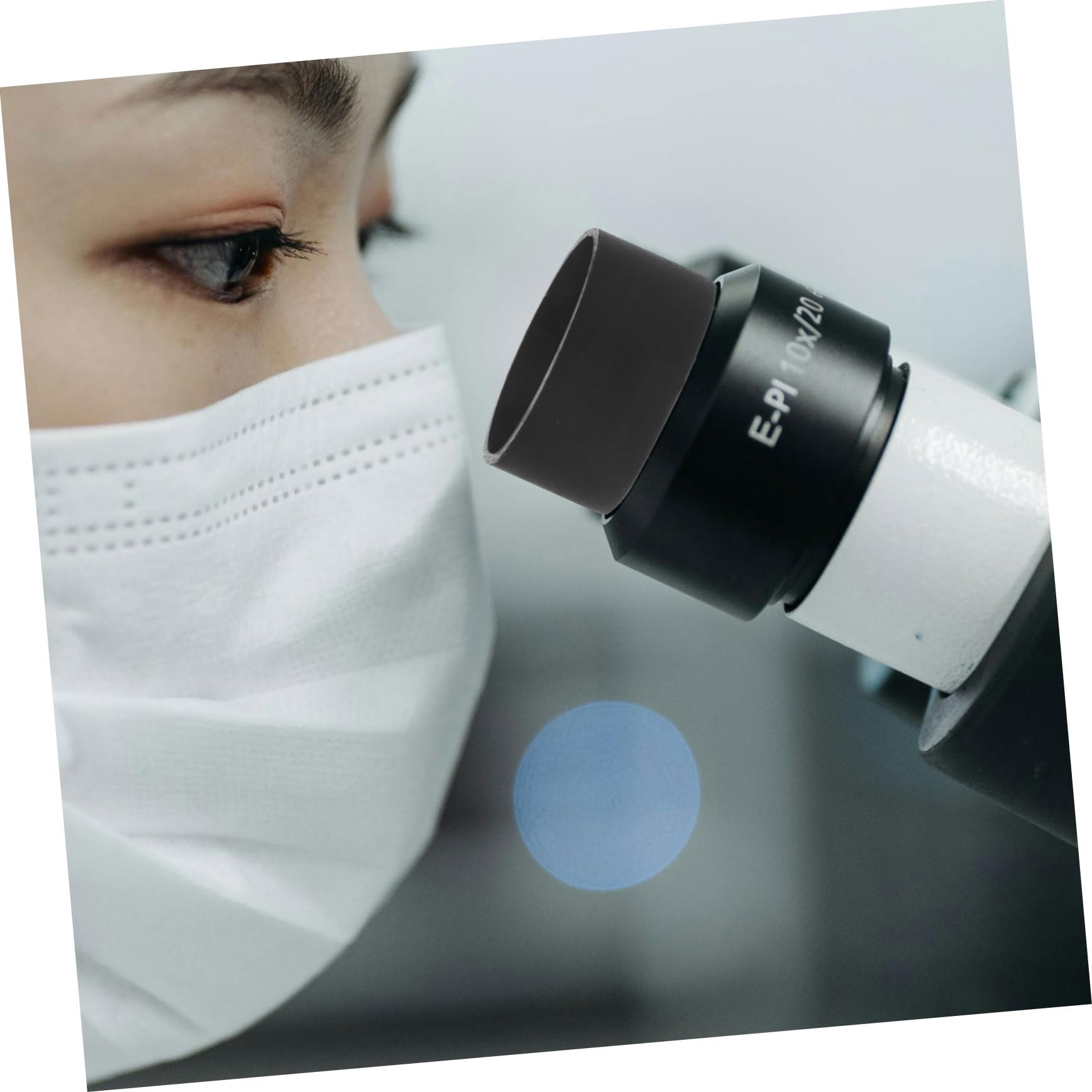 Gogogmee 2pcs Microscope Eyepiece Covers Rubber Eye Shields Eyepiece Guards for Microscopes Protective Covers Eyecup Shells