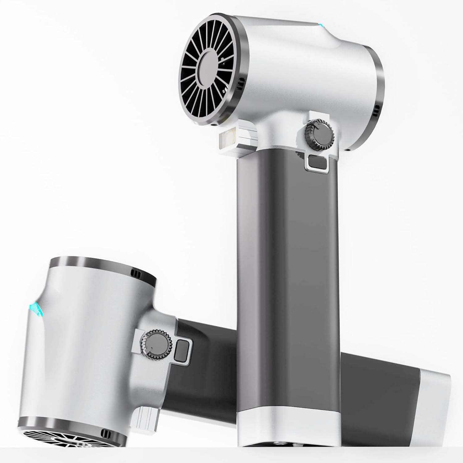 Turbo Dryer Blower for Cars, Max 181ft/s Air Blower with Light, 750W & 64mm Brushless Motor, Silicone Handle, Infinitely Variable Speed Handheld Blower for Drying