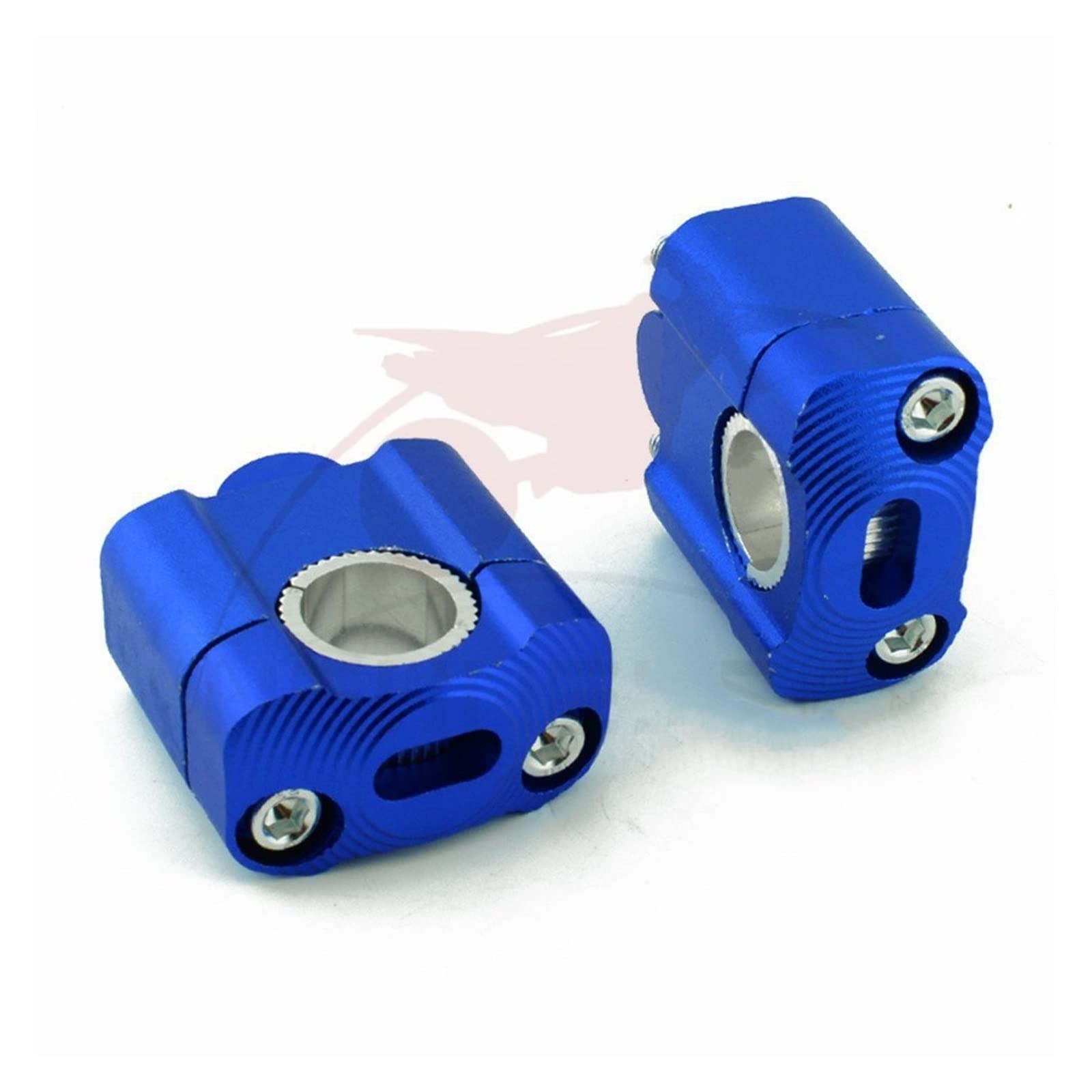 Moto Manillar Riser Para 7/8 "1-1/8 Pit Moto 2 Piezas CNC 22mm 28mm Todoterreno Motocicleta Barra Abrazaderas Manillar Elevadores Adaptador Elevador Barra Manillar(4)
