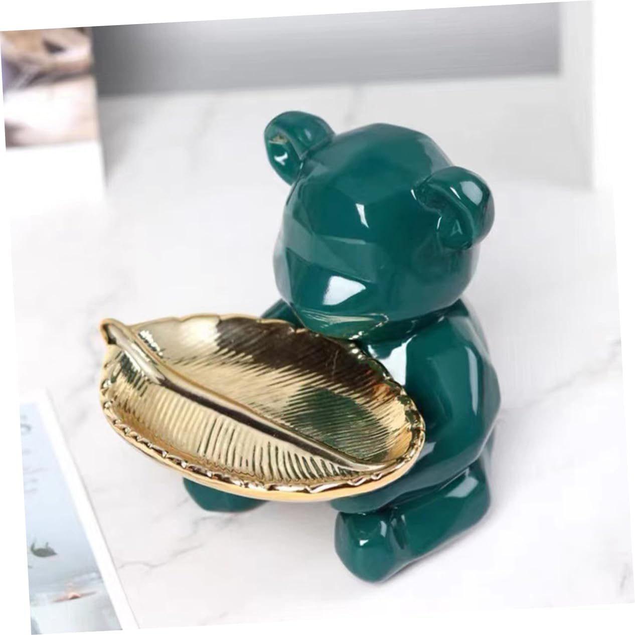 VALICLUD Jewelry Tray Organizer Jewelry Organizer Ceramic Dish Display Tray Storage Plate