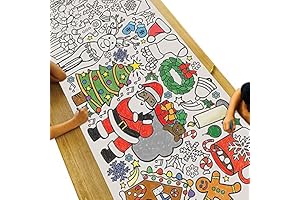 Giant Christmas Coloring Poster: Color, Design, and Enchant!