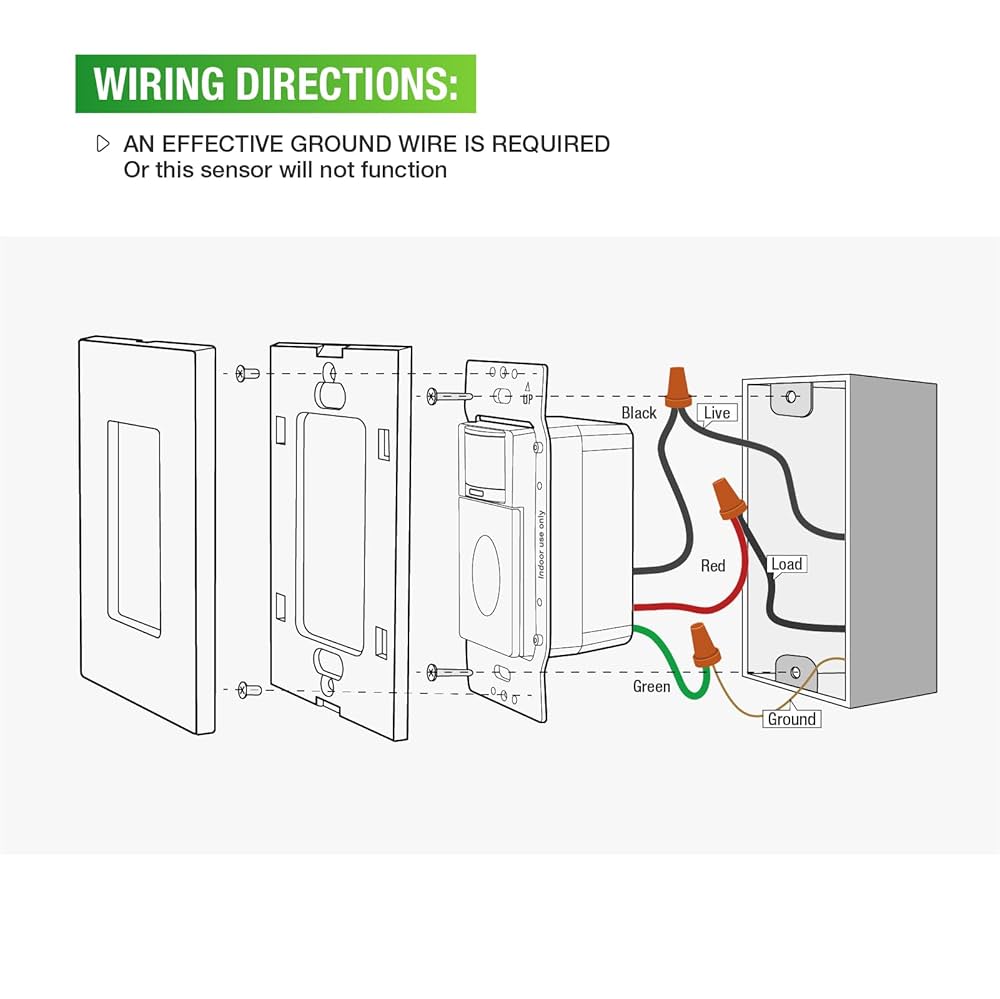 RAYZEEK Occupancy Vacancy Motion Sensor Light Switch with On