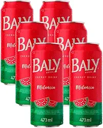 Baly Energético Melancia 473ml Com 6 unidades