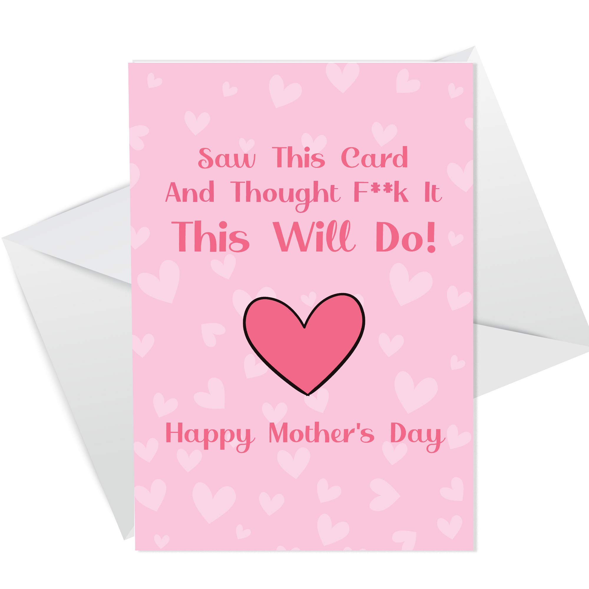 RED OCEAN Rude Mothers Day Card For Mum Cheeky Mother's Day Card From Daughter Son