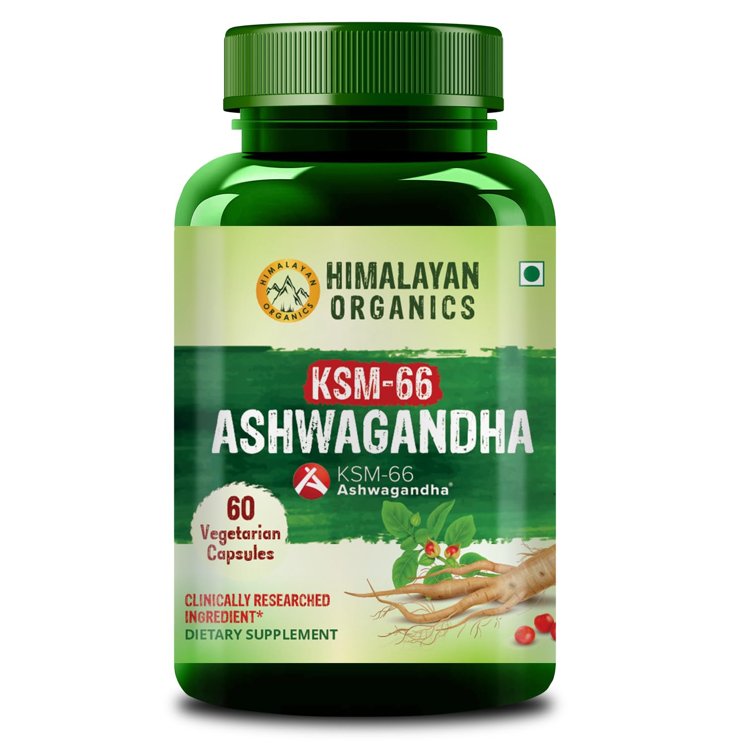 Vlado’s Himalayan Organics Ashwagandha KSM-66 (500 mg) I Extra Strength & Power | Stress Relief | Natural Vitality Booster | 5% Withania Somnifera Extract I Worlds Best Pure KSM Ashwagandha- 60 Veg Capsules (B0CXT1XF4C) Amazon Price History, Amazon Price Tracker