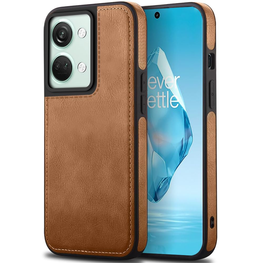 KARWAN®️ Genuine Leather Finish Oneplus Nord 3 Back Cover Case |Shockproof Design |Raised Edges for Camera & Screen Protection |Super Soft - Touch |Leather Case for Oneplus Nord 3 - Brown (B0DDXB2PLN) Amazon Price History, Amazon Price Tracker