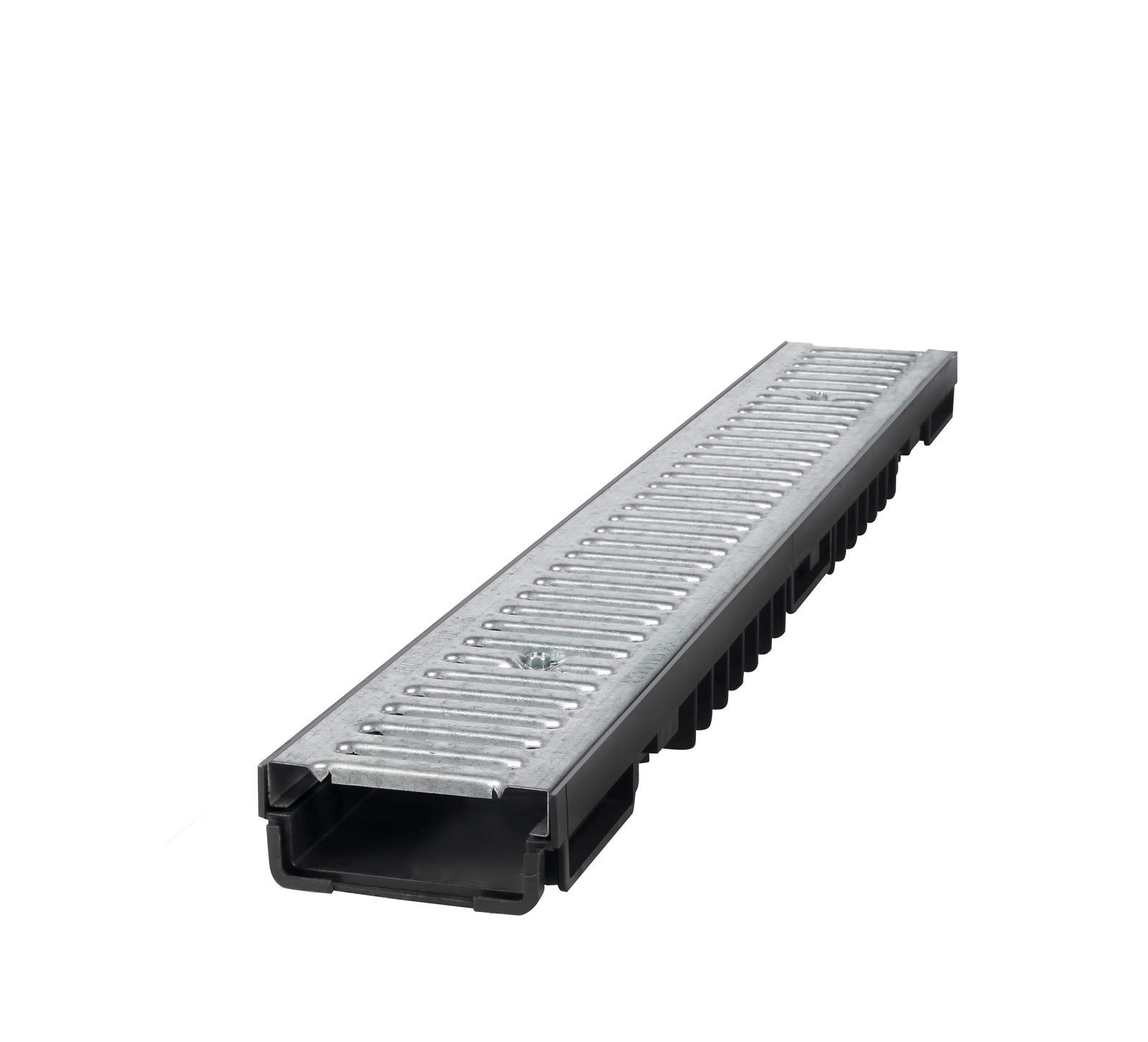 Produktbild von Durabern Terrassenrinne A15 – 1–10 M, U-Form, Kunststoffrost, Für Entwässerung
