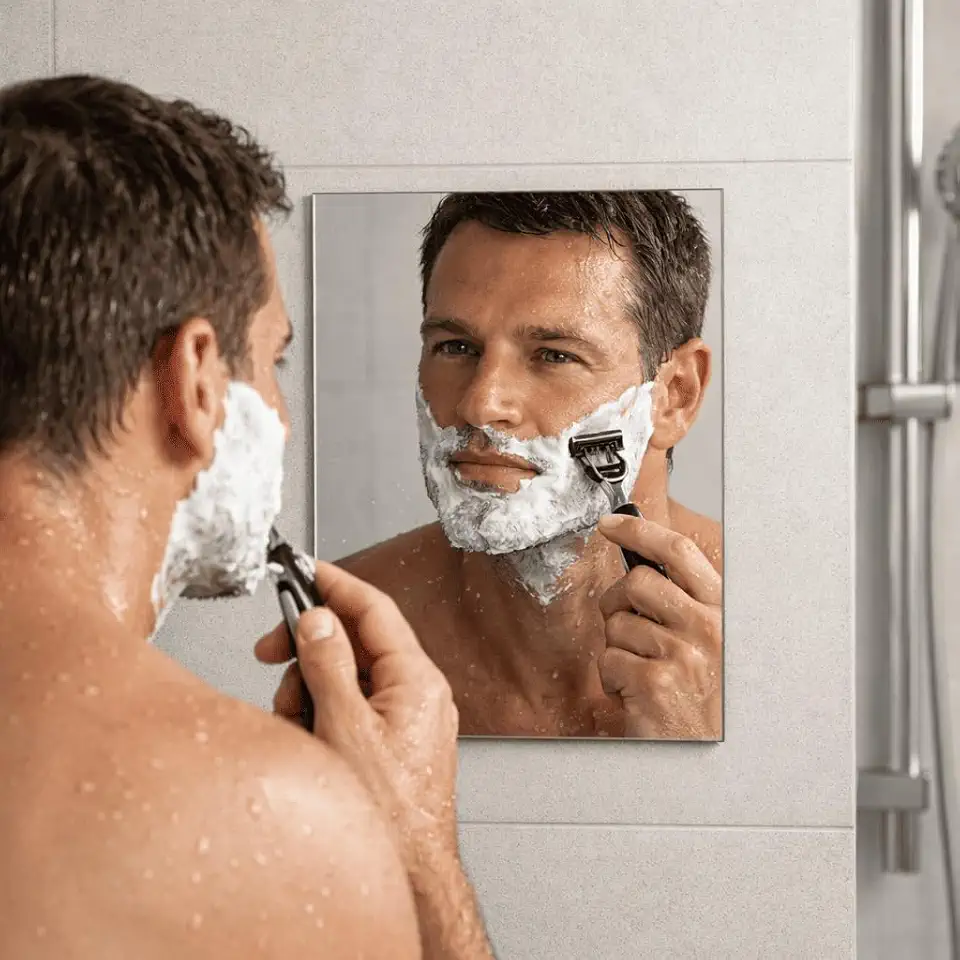 Espelho Lopazzi Vidro 20x30 Banheiro Lavabo Sem Furo Colar Parede
