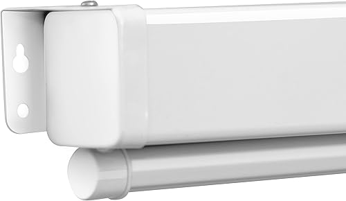 Miniatura 7 de ProHT - Pantalla de proyección manual de 84 pulgadas (05350), relación de aspecto 16:9, pantalla de proyector extraíble, blanco mate, cine en casa,