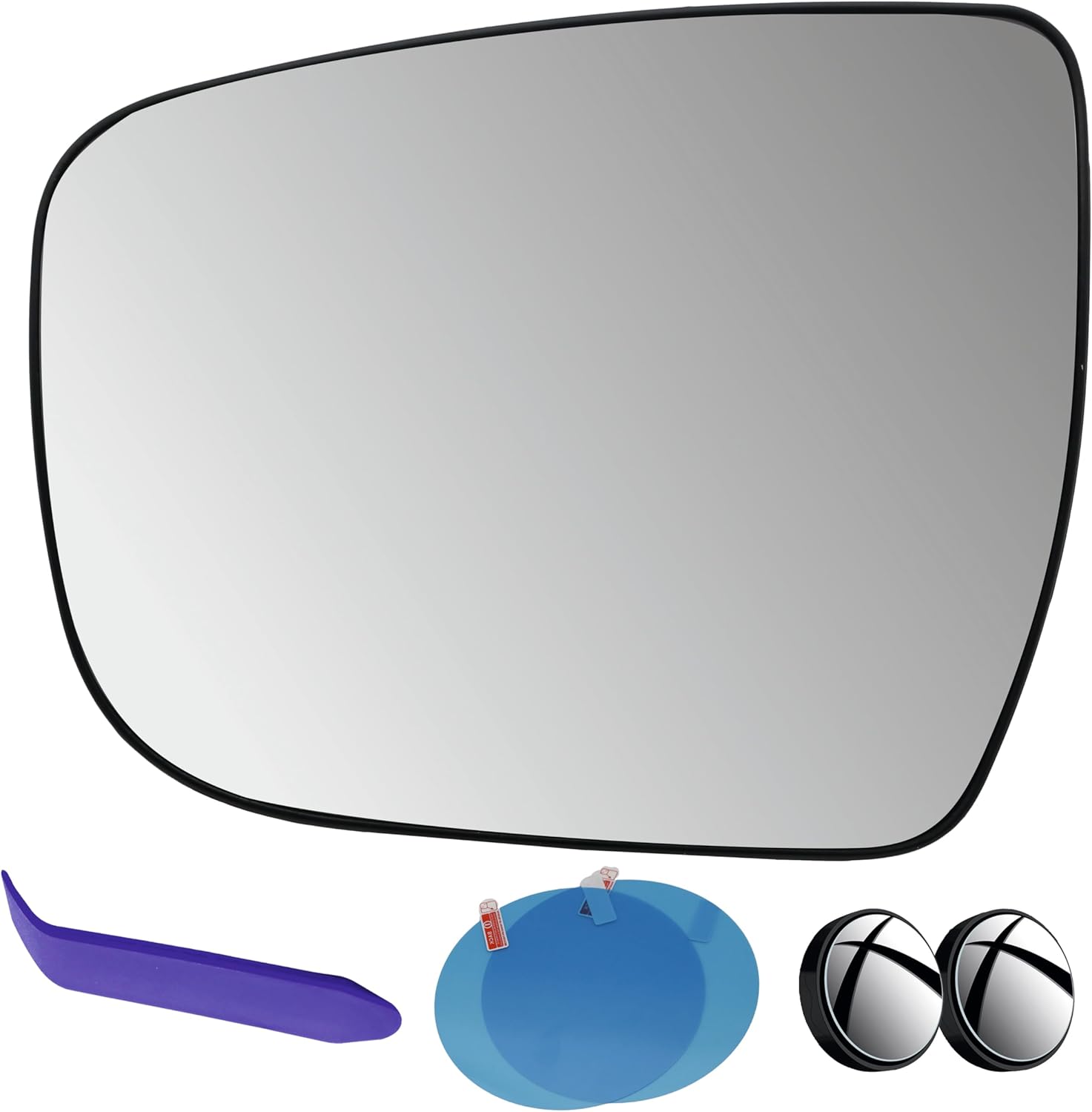 EAP Driver Side Mirror Glass Compatible with Nissan Rogue 2014-2020 (Does not fit Rogue Select & Rogue Sport), Murano 2015-2024, Pathfinder 2016-2020, Juke 2015-2017, Frontier 2022-2025, Heated