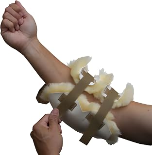 SheepskinRanch 100% Australian Medical Sheepskin Elbow Pad - Hypoallergenic, Washable Pressure Relief Cushion, Made in USA