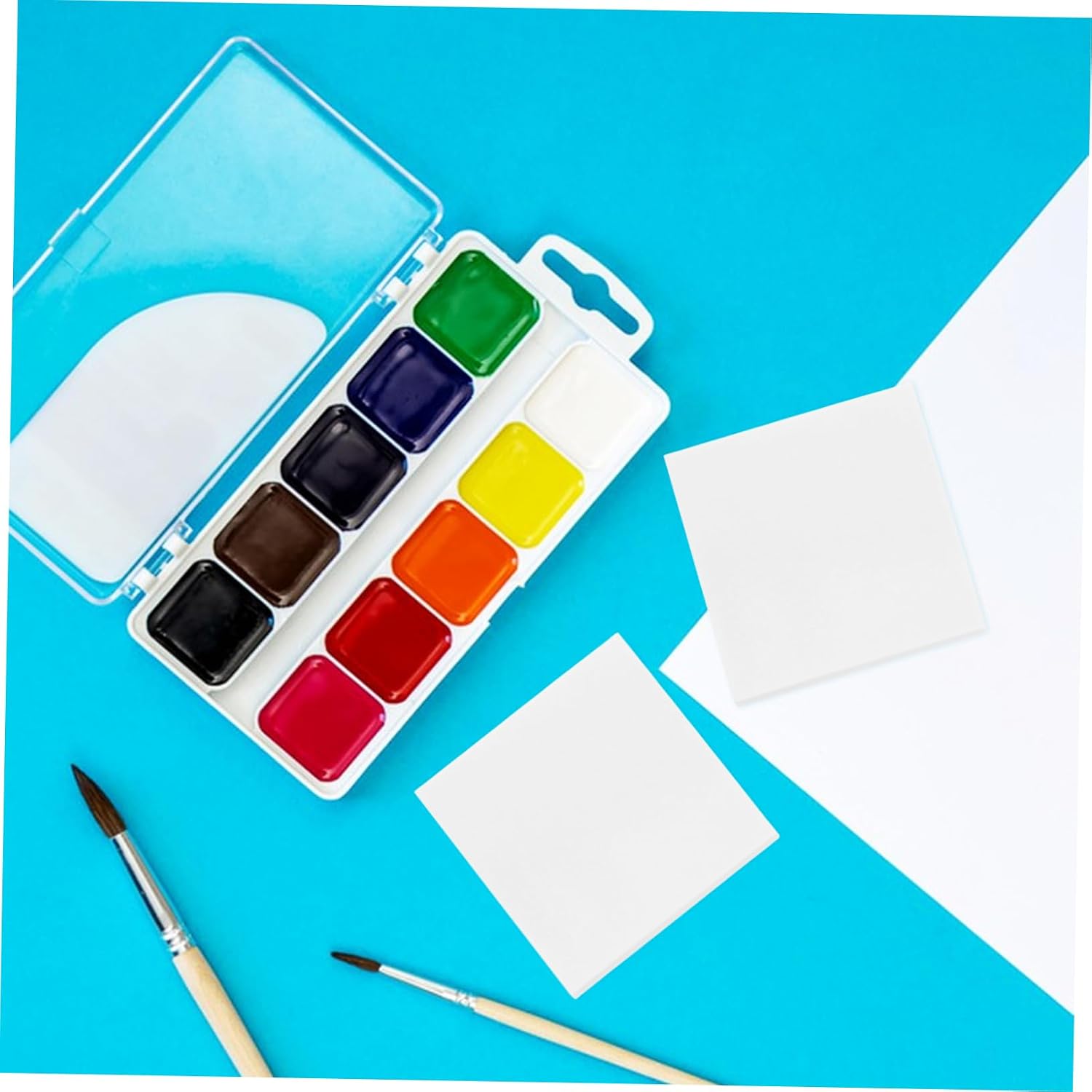 Lurrose 5sets Palette Paper Book Multipurpose for Outdoor Sketching Art DIY Educational Use