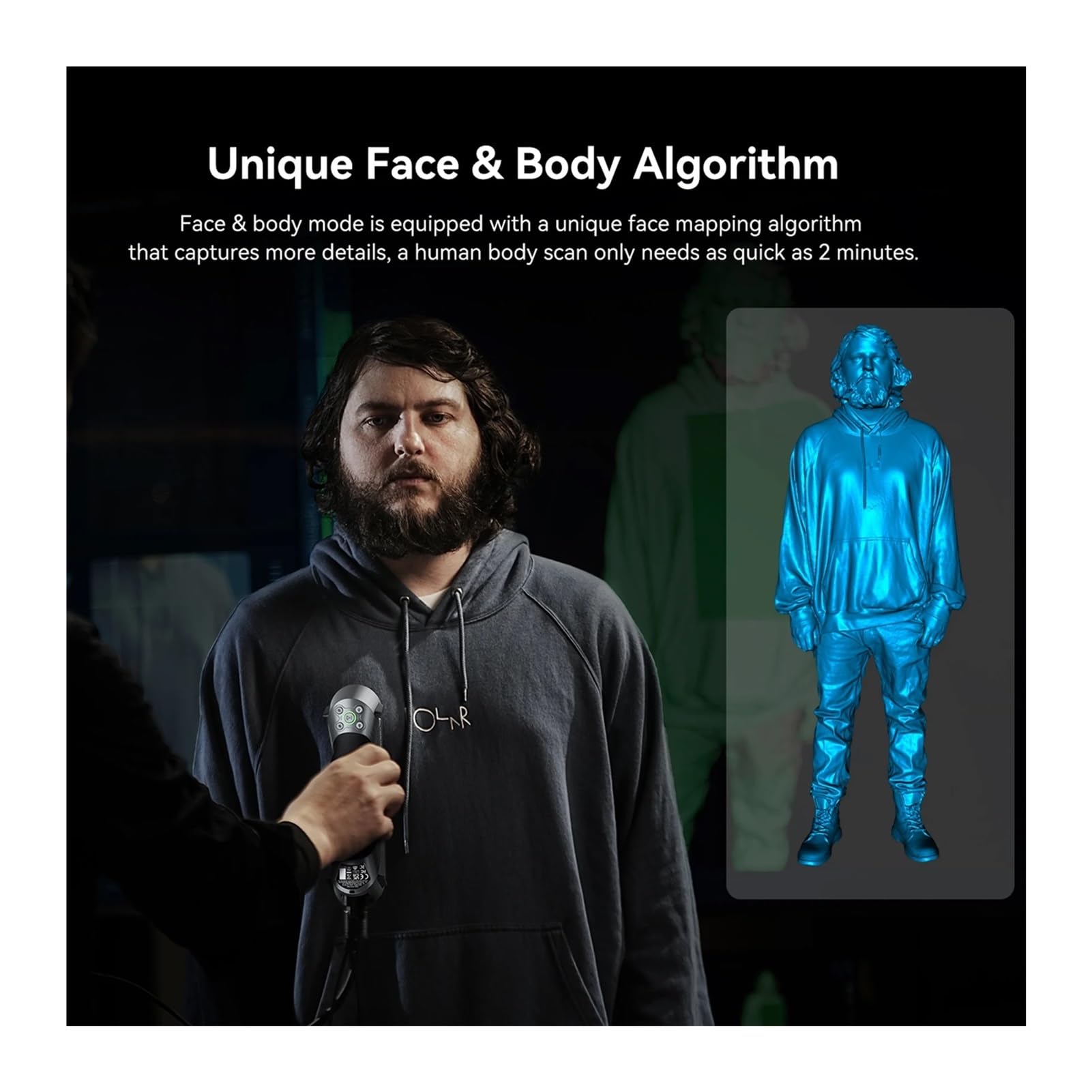 CR-Scan Raptor Mehrzeilen-3D-Scanner for Blau und NIR for 3D-Druck, Reverse Engineering, Handscanner bis zu