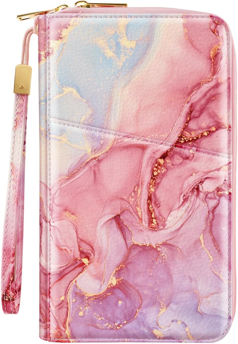 Family Passport Holder Wallet RFID Blocking Document Organizer PU Leather Mulit-purpose Travel Wallet Credit Cards Case for Women Men,Red Marble Family Passport Holder Wallet RFID Blocking Document Organizer PU Leather Mulit-purpose Travel Wallet Credit Cards Case for Women Men,Red Marble