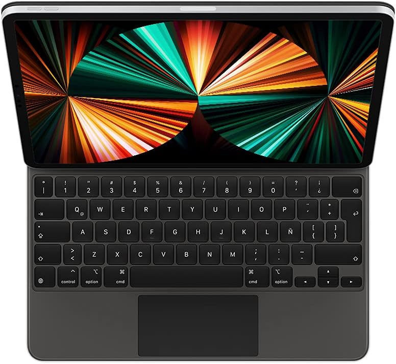Apple Magic Keyboard: iPad Keyboard and case for iPad Pro 12.9‑inch (3rd, 4th, 5th and 6th Generation), Great Typing Experience, Built-in trackpad, Spanish (Latin American) - Black