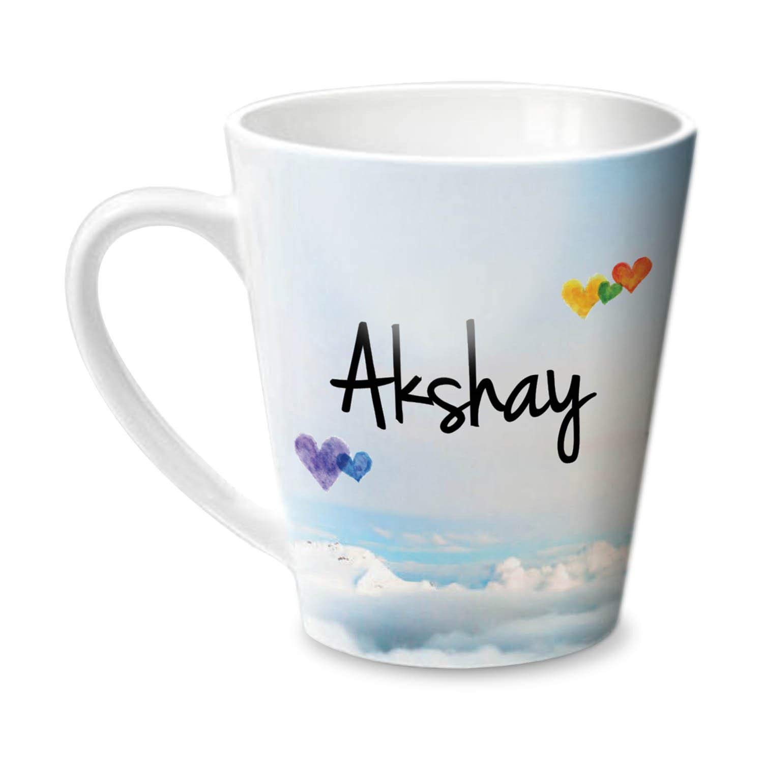 Hot Muggs Simply Love You Akshay Conical Personalised Name Ceramic